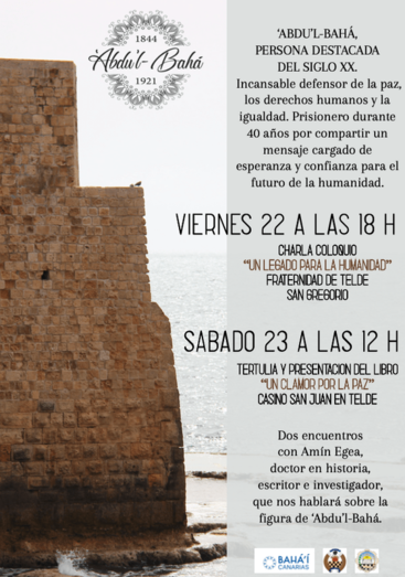 Las conferencias se realizarán en la Sociedad Recreativa La Fraternidad, el viernes a las 18.00 horas, y en el Casino La Unión, el sábado a las 12.00 horas / TA